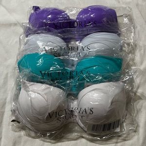 Victoria Secret PINK Everyday Push-Up Bras 34C lot of 4 Bras!